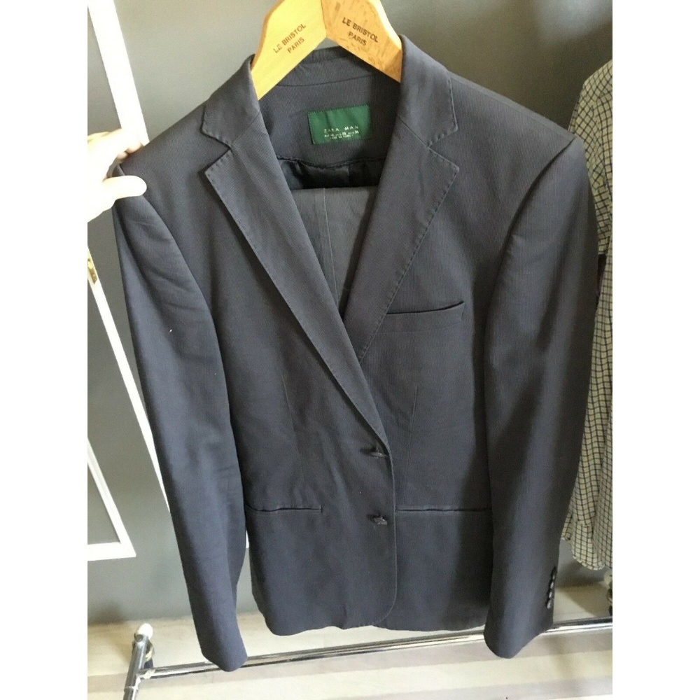 Zara Man Grey Suit, Jacket Size 36, Pants size 30
